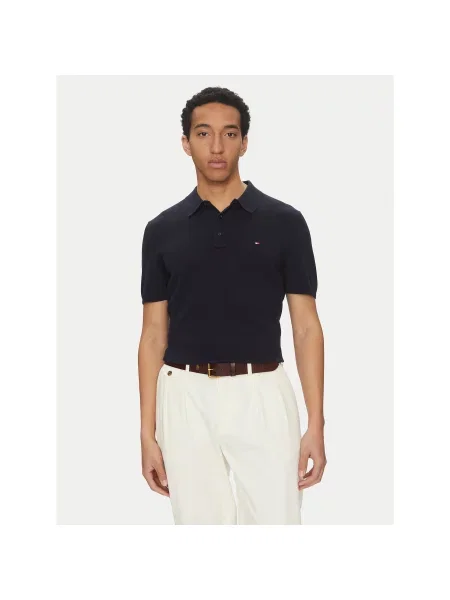 Tommy Hilfiger Polo marškinėliai Essential Tamsiai Regular Fit mėlyna