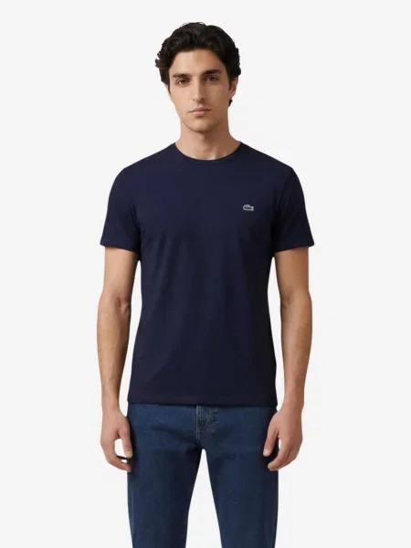 Pánske tričko Lacoste navy blue modrá