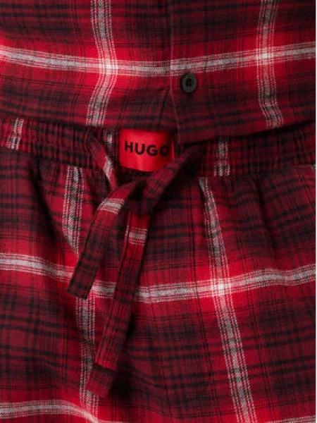 HUGO Pizsama Louk piros