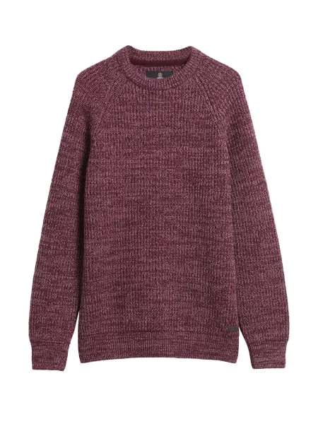 Pulover Barbour chunky roșu
