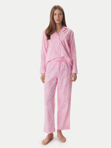 LAUREN RALPH LAUREN Pizsama rózsaszín