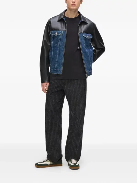 Geacă de blugi Karl Lagerfeld Jeans negru