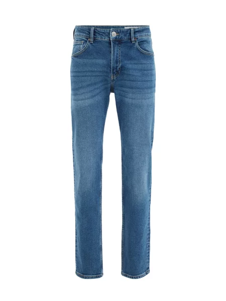 WE Fashion Jeans închis albastru