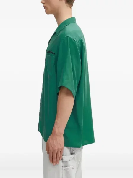 Cămașă Wacko Maria cu broderie verde
