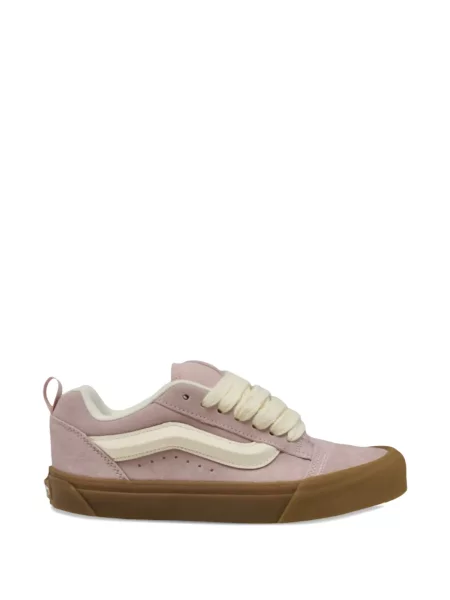 Sneakerși Vans cu șireturi din dantelă roz