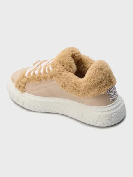 Кеды Casadei бежевые