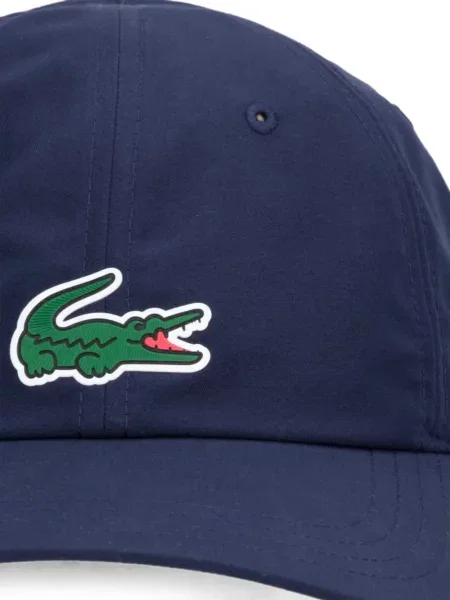 Șapcă Lacoste cu autograf albastru