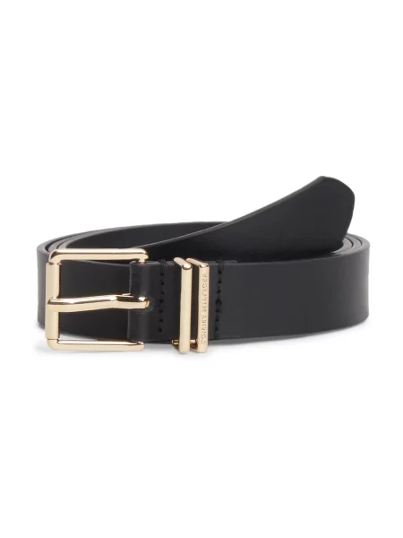 Tommy Hilfiger Curea de piele TH Square negru