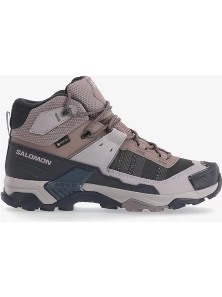Buty trekkingowe Salomon X Ultra 5 Mid GORE-TEX różowe jasne szare