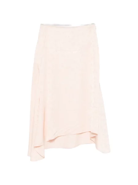 Fustă midi Victoria Beckham cu model floral roz