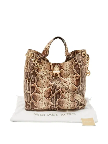 Geanta de piele Michael Michael Kors din piele maro