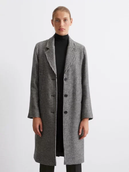 Пальто Marc O’Polo поліестер/акрил сірий