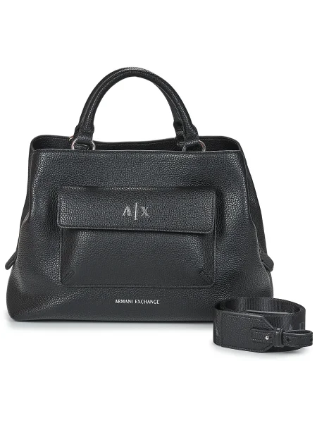 Geantă shopper Armani Exchange negru