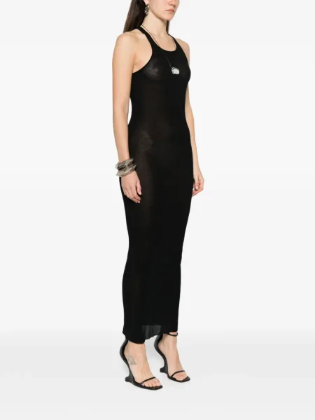 Rochie maxi Rick Owens de costum negru