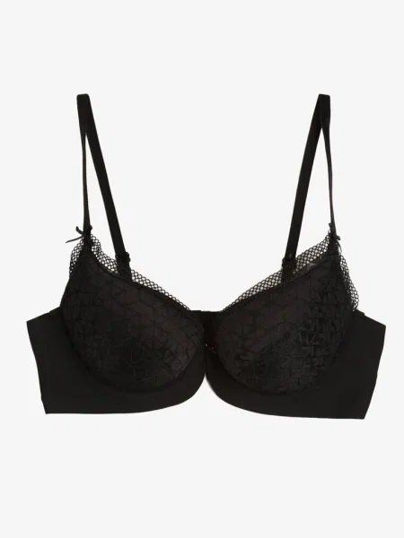 Sutien Push-Up cu Pandantiv Discret Ecrulia negru