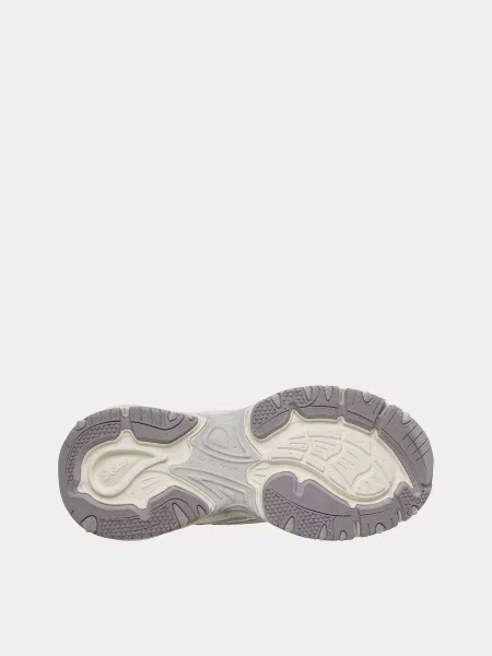 Кожаные повседневные кроссовки Skechers серые