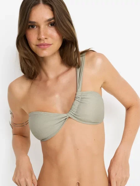 LSCN by LASCANA Bikinový top sivá