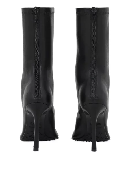 Botine Marine Serre din piele negru