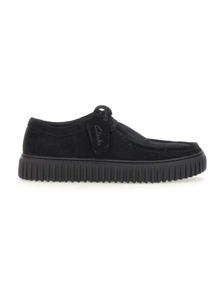 Półbuty Clarks koronkowe czarne