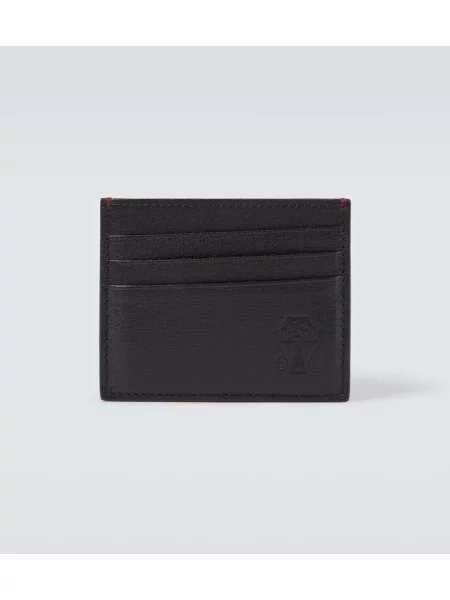 Portofel Brunello Cucinelli din piele negru
