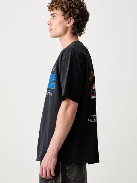 RHUDE tricou din negru
