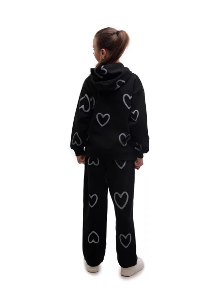 Дитячий Спортивний костюм LUMO віскоза/поліестер чорний