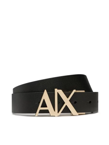 Pasek Armani Exchange czarny