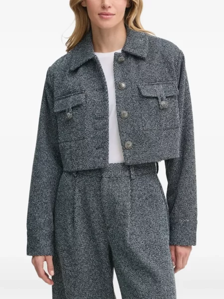 Cropp top Gestuz gri