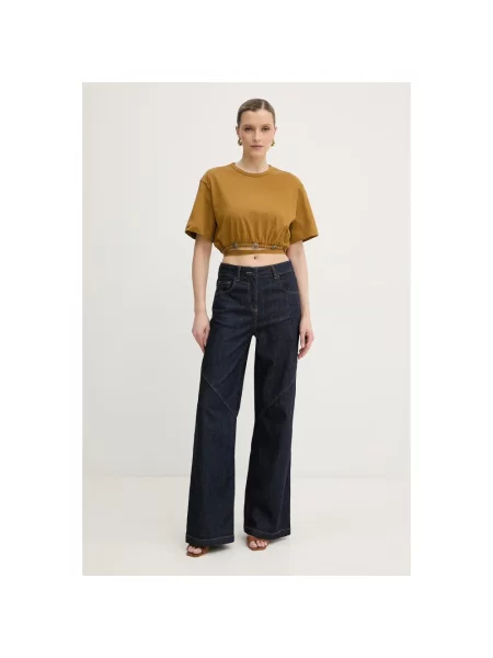 Pinko t-shirt beżowa