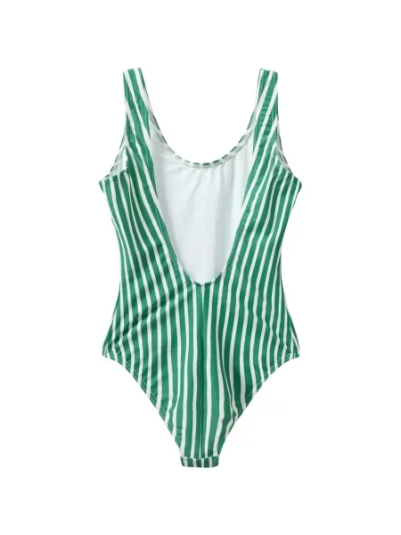 Kostium kąpielowy Stripe zielony