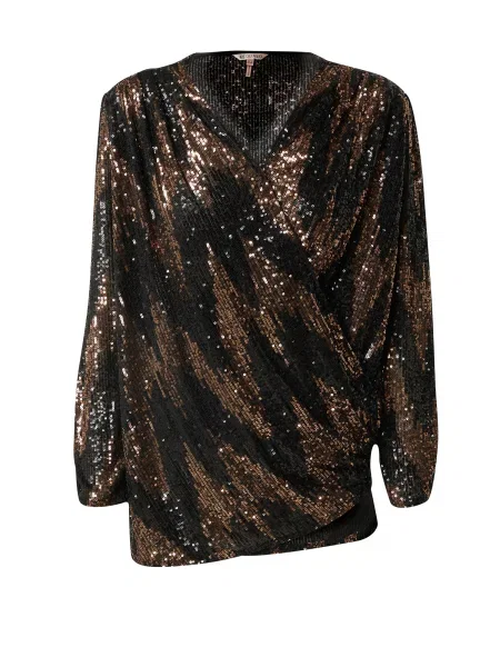 Esqualo Bluză maro negru