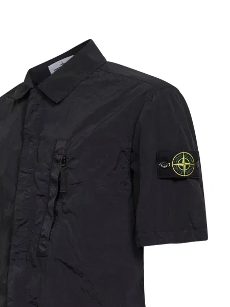 Cămașă Stone Island cu strasuri negru