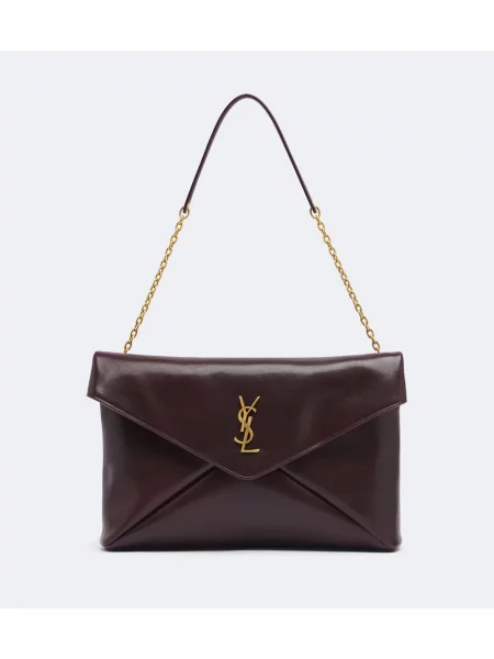 Geantă Saint Laurent din piele maro