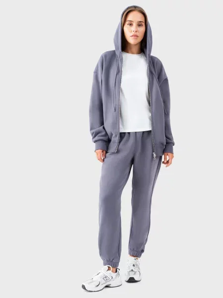 Спортивний костюм AVECS бавовна/поліестер сірий