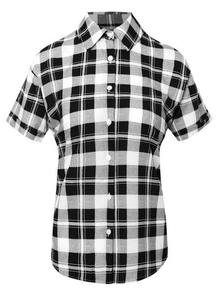 Imily Bela Bluză gri amestecat / negru alb