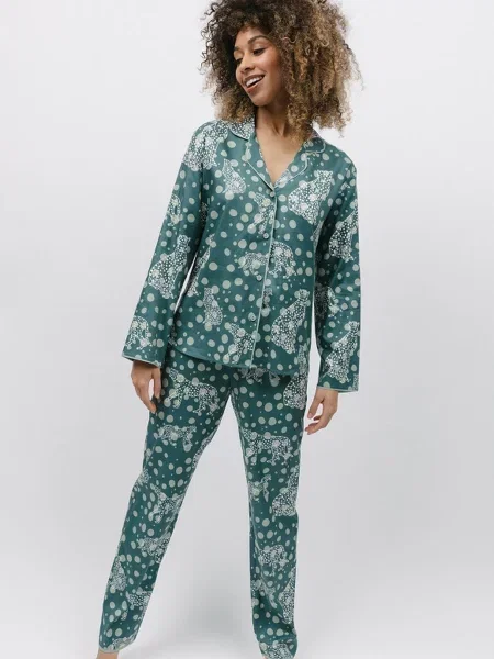 Пижама Cyberjammies из модала зеленая