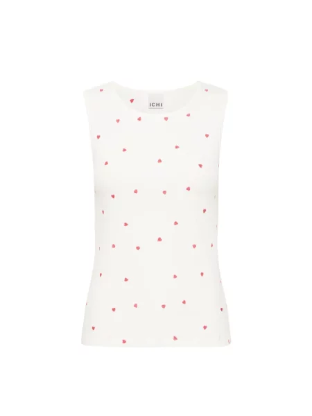 Top Ichi w serca biały