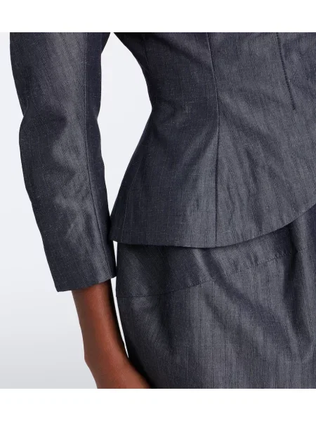 Geacă Jacquemus de mohair gri