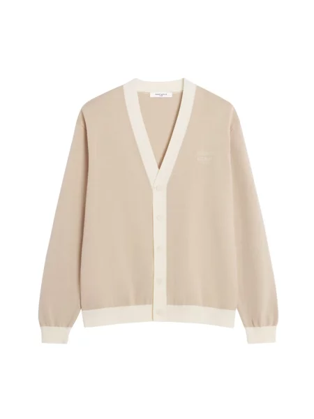 Kardigan Maison Kitsune beżowy