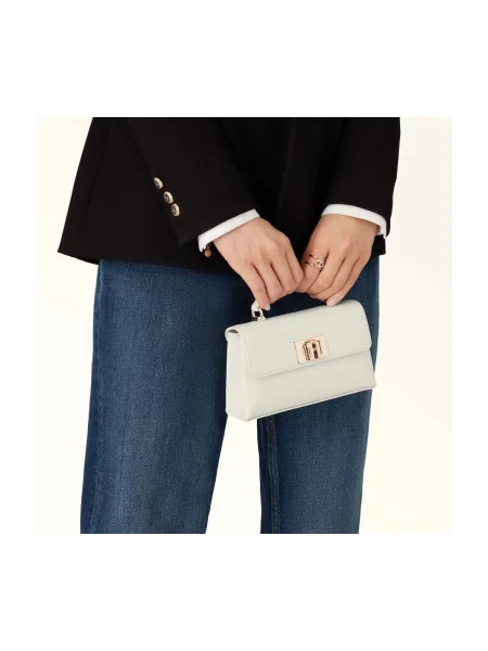 Furla Geantă Mini CN Écru alb