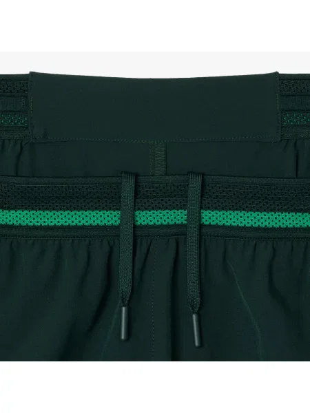 Lacoste Szorty Novak Djokovic Ciemnozielone zielony