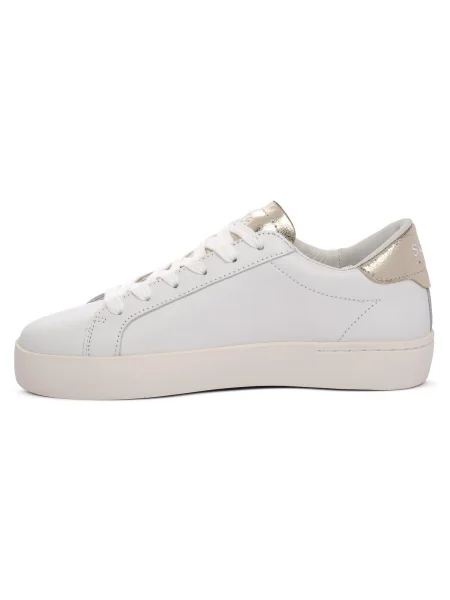 Pantofi Sun68 din piele alb