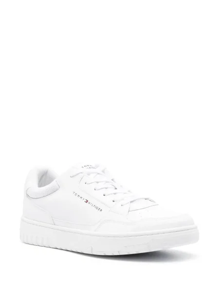 Sneakerși Tommy Hilfiger din piele alb