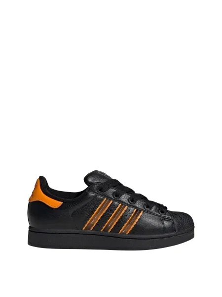 ADIDAS ORIGINALS Niske tenisice Superstar II narančasta crna