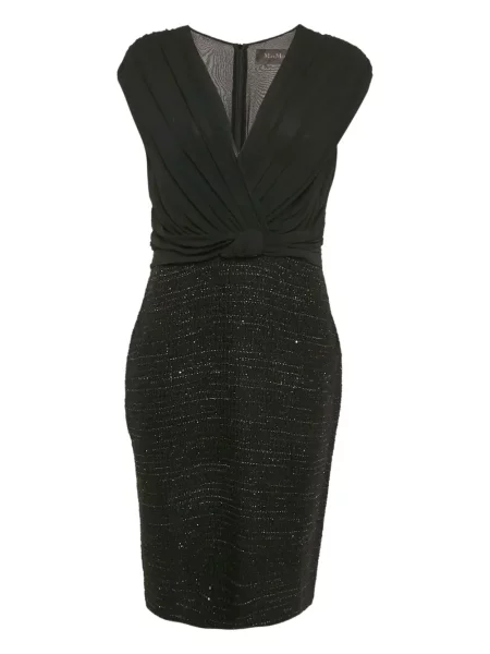 Rochie Max Mara de mătase negru