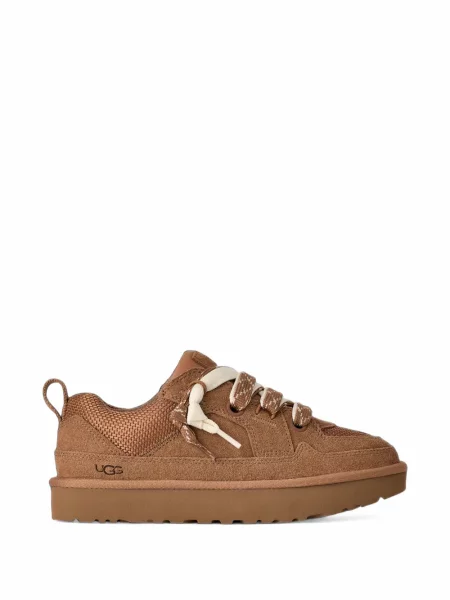 Sneakerși Ugg din piele de căprioară maro