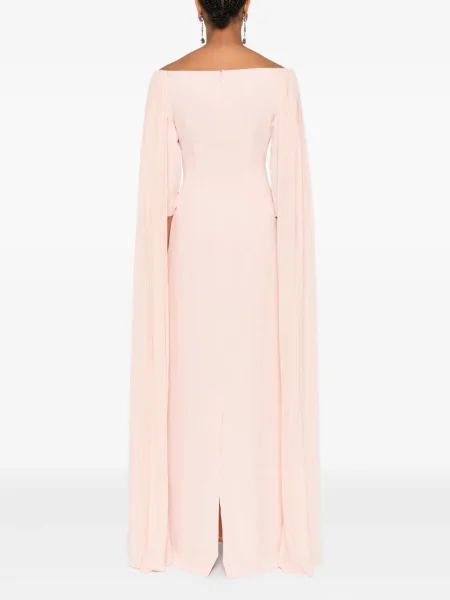 Μακρύς κοστούμι μάξι φόρεμα Nicole Miller ροζ