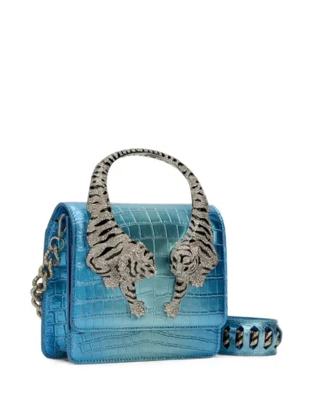 Geantă shopper Roberto Cavalli albastru