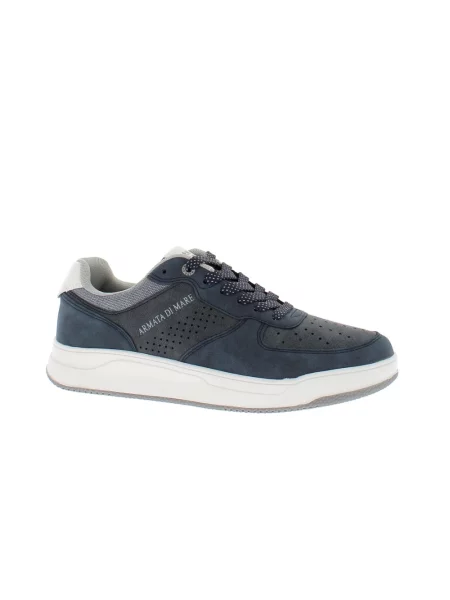 Sneakersy Armata Di Mare skórzane niebieskie