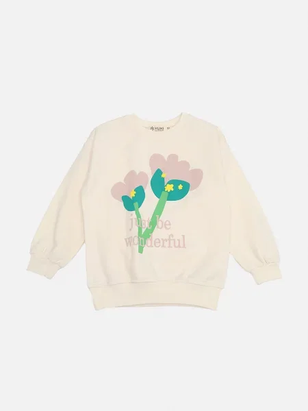 Дитячий Світшот YUKI молочний